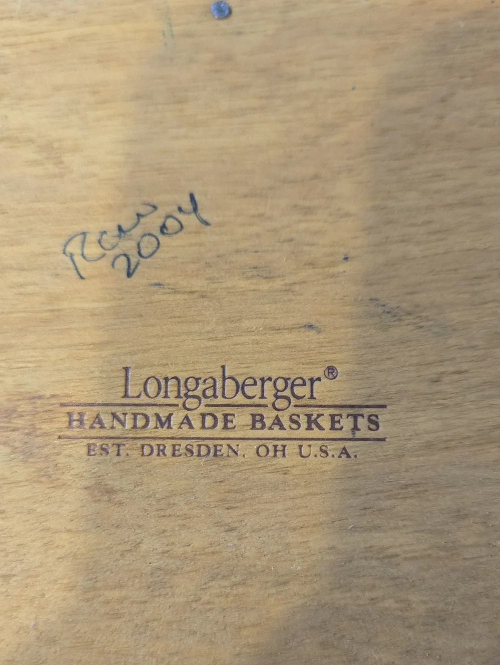 Longaberger 2004 Christmas Collection X Large Basket